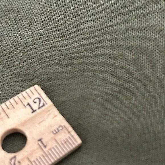 J CREW Factory Knit Tiered Above Knee Dress Size Small Olive Green CA442 NWT - Picture 3 of 7